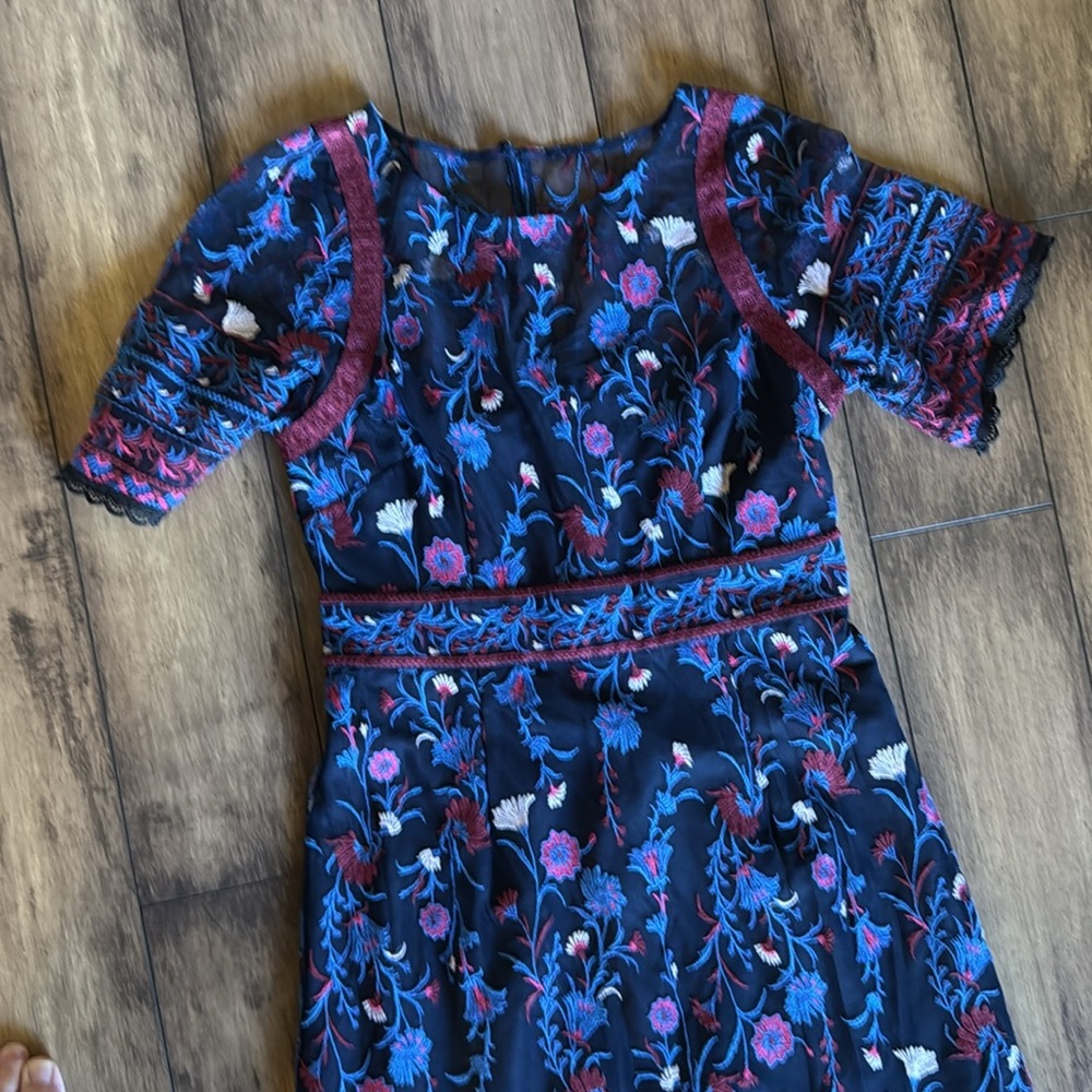 Anthropologie Mehreen Embroidered Dress. No tags. Never worn. 4 - 6